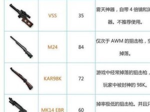 绝地求生刺激战场：深入评测98K步枪实战性能与射击技巧