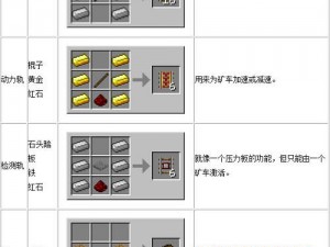 我的世界运输矿车制作指南：合成方法详细解析