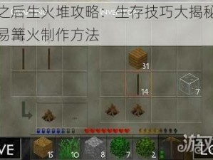 明日之后生火堆攻略：生存技巧大揭秘，掌握简易篝火制作方法