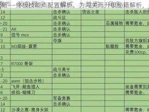 龙之战域：机械大师实战攻略——终极技能点配置解析，为闯关而升级秘籍解析，走向最强的龙族探索者之旅