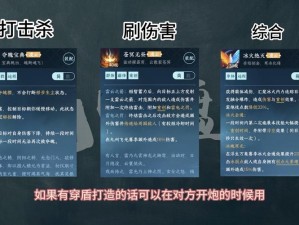 美人记系统之比武大会系统攻略：策略与技巧的全面解析