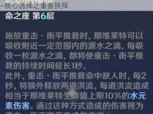 原神世界深度解读：命座升级还是专属武器强化——核心选择之重要抉择