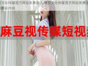 麻豆文化传媒官方网站免费进入,麻豆文化传媒官方网站免费进入，畅享精彩内容