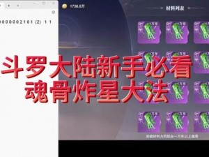 斗罗大陆魂师对决魂骨强化攻略：提升战力，掌握魂骨强化技巧与策略