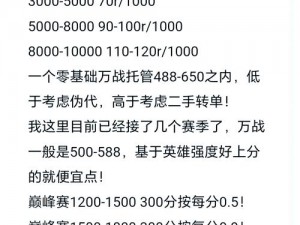 王者荣耀代练业务如何顺利接单：技巧与攻略解析