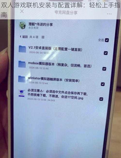 双人游戏联机安装与配置详解：轻松上手指南