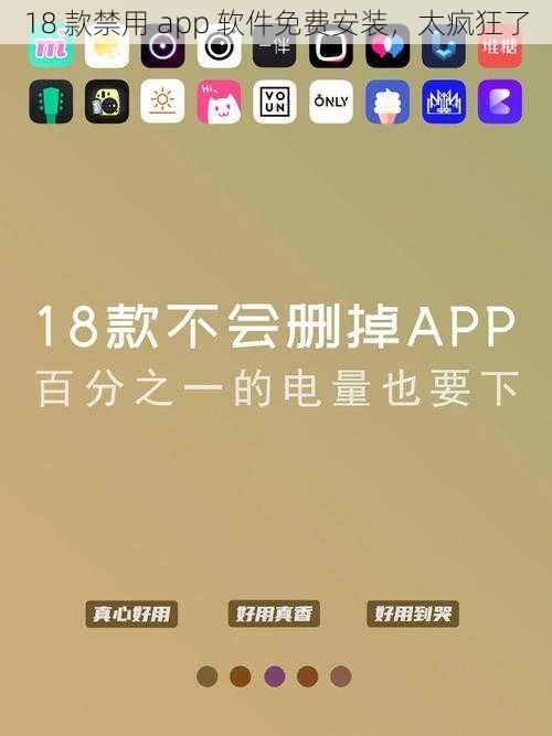 18 款禁用 app 软件免费安装，太疯狂了