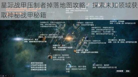 星际战甲压制者掉落地图攻略：探索未知领域获取神秘战甲秘籍