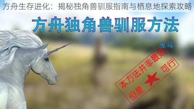 方舟生存进化：揭秘独角兽驯服指南与栖息地探索攻略