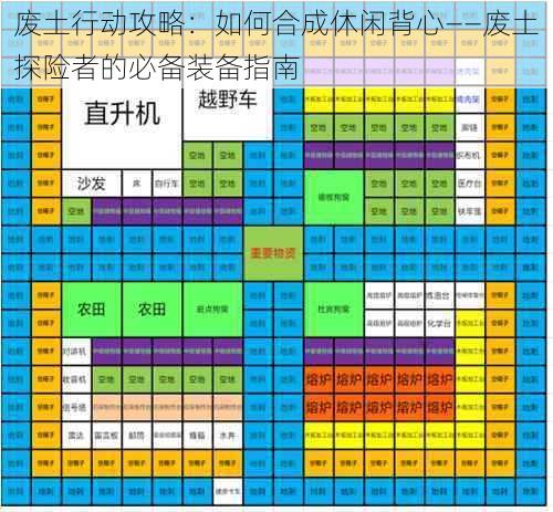 废土行动攻略：如何合成休闲背心——废土探险者的必备装备指南