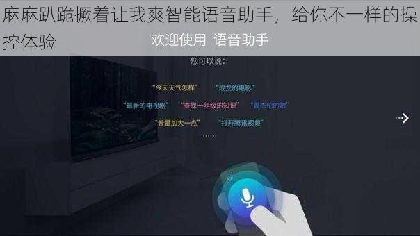 麻麻趴跪撅着让我爽智能语音助手，给你不一样的操控体验