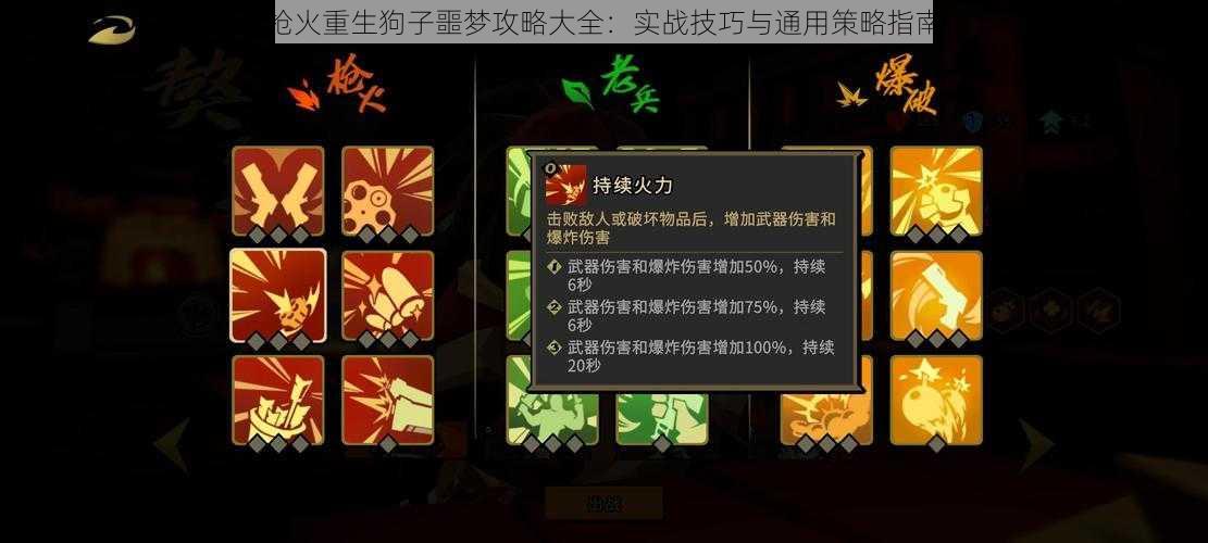 枪火重生狗子噩梦攻略大全：实战技巧与通用策略指南