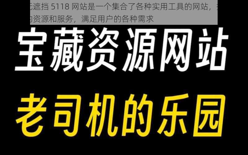 免费无遮挡 5118 网站是一个集合了各种实用工具的网站，提供了丰富的资源和服务，满足用户的各种需求