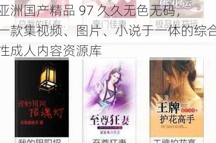 亚洲国产精品 97 久久无色无码，一款集视频、图片、小说于一体的综合性成人内容资源库