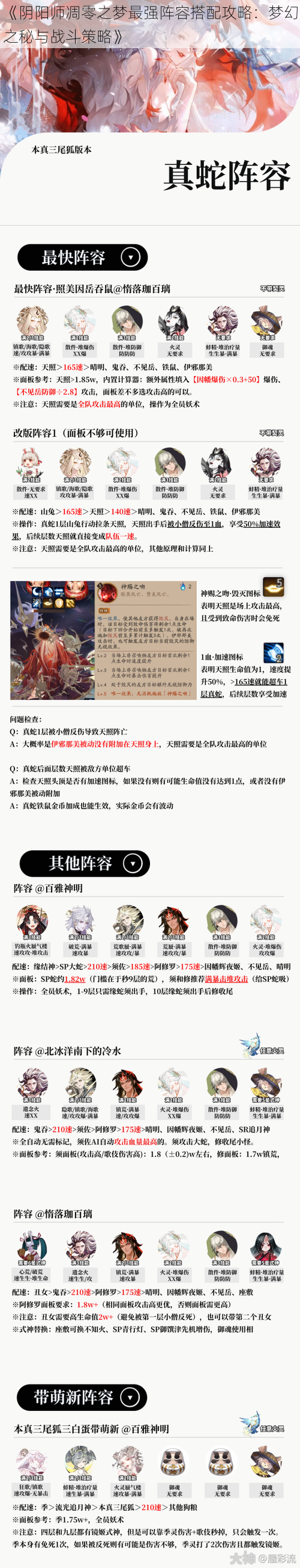 《阴阳师凋零之梦最强阵容搭配攻略：梦幻之秘与战斗策略》