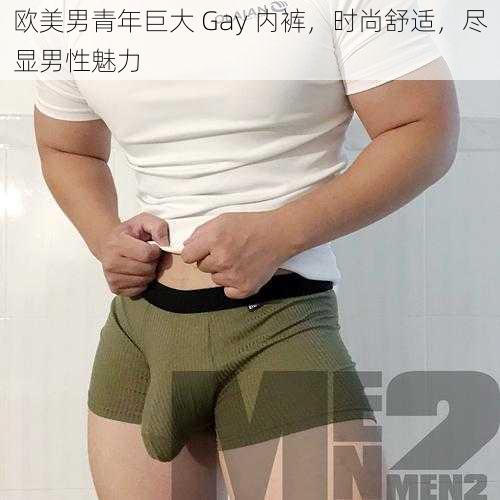 欧美男青年巨大 Gay 内裤，时尚舒适，尽显男性魅力