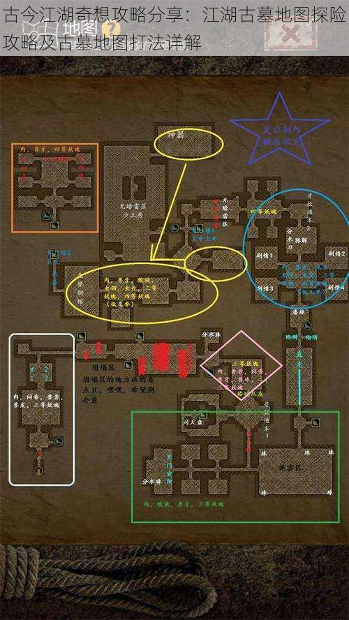 古今江湖奇想攻略分享：江湖古墓地图探险攻略及古墓地图打法详解