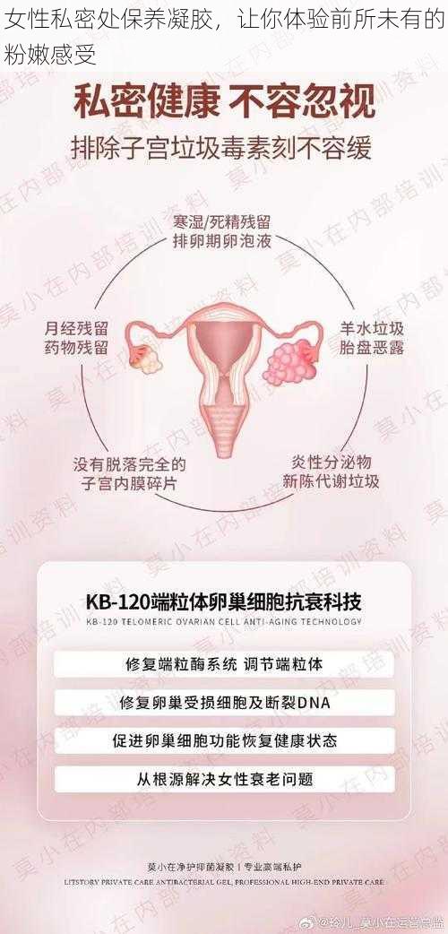 女性私密处保养凝胶，让你体验前所未有的粉嫩感受