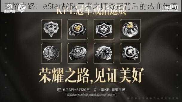 荣耀之路：eStar战队王者之师夺冠背后的热血传奇