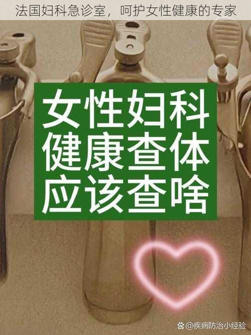 法国妇科急诊室，呵护女性健康的专家