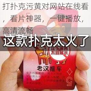 打扑克污黄对网站在线看，看片神器，一键播放，高清流畅