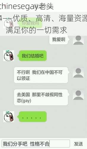 chinesegay老头 4——优质、高清、海量资源，满足你的一切需求