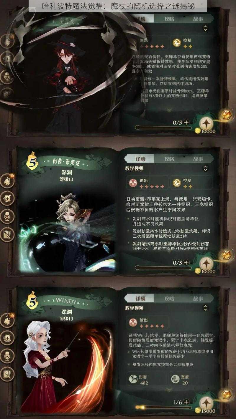 哈利波特魔法觉醒：魔杖的随机选择之谜揭秘