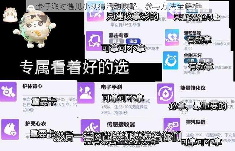 蛋仔派对遇见小刺猬活动攻略：参与方法全解析