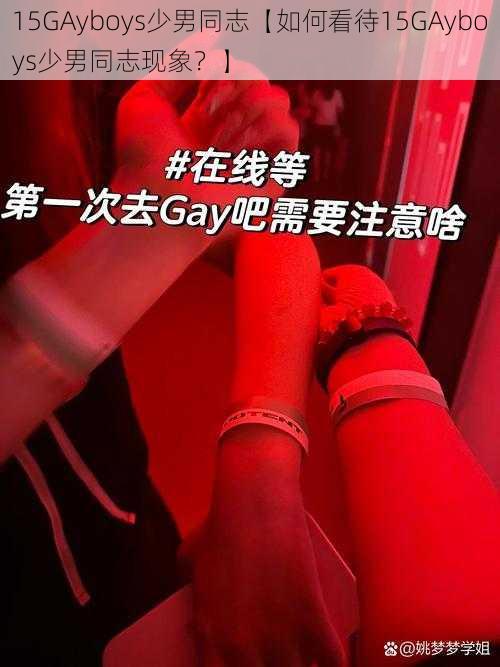 15GAyboys少男同志【如何看待15GAyboys少男同志现象？】