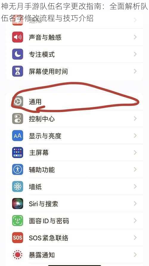 神无月手游队伍名字更改指南：全面解析队伍名字修改流程与技巧介绍