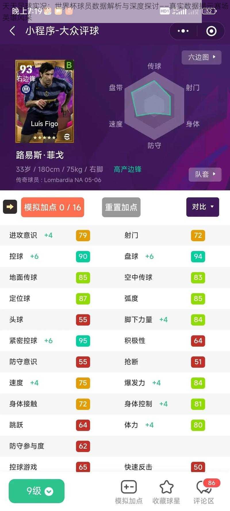 天天足球实况：世界杯球员数据解析与深度探讨——真实数据揭示赛场英雄风采