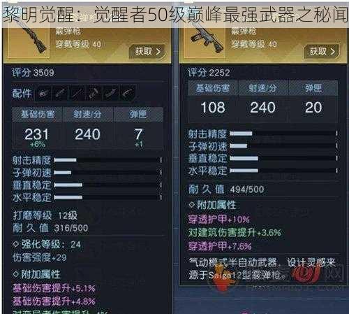 黎明觉醒：觉醒者50级巅峰最强武器之秘闻