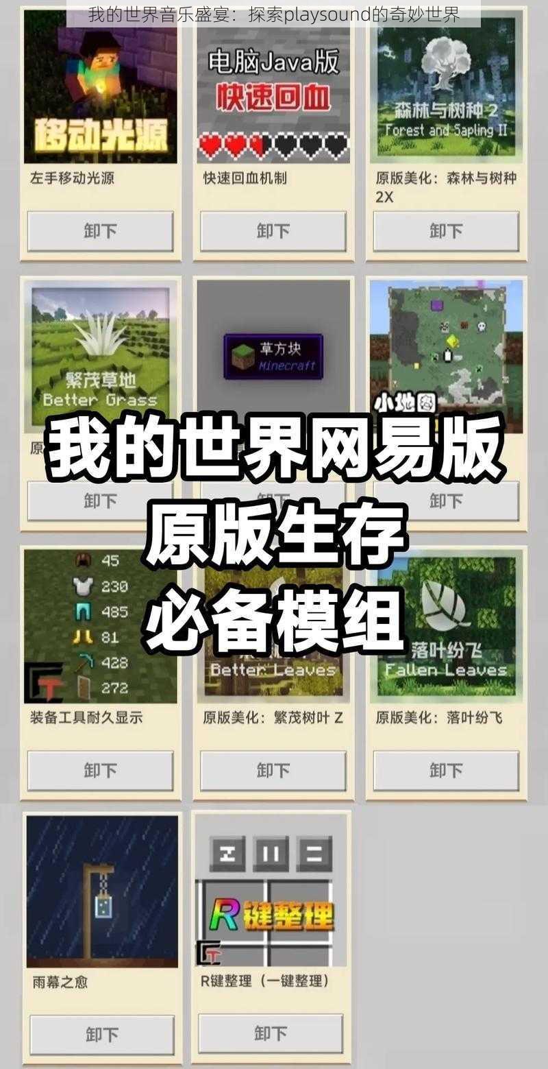 我的世界音乐盛宴：探索playsound的奇妙世界