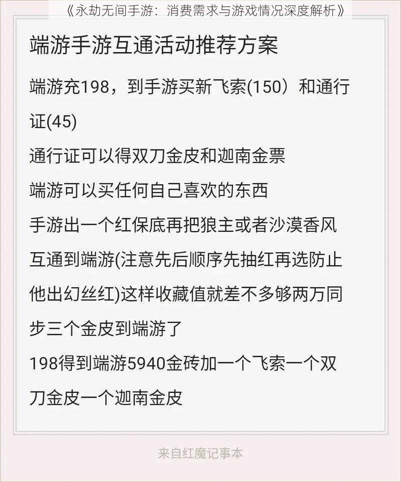 《永劫无间手游：消费需求与游戏情况深度解析》